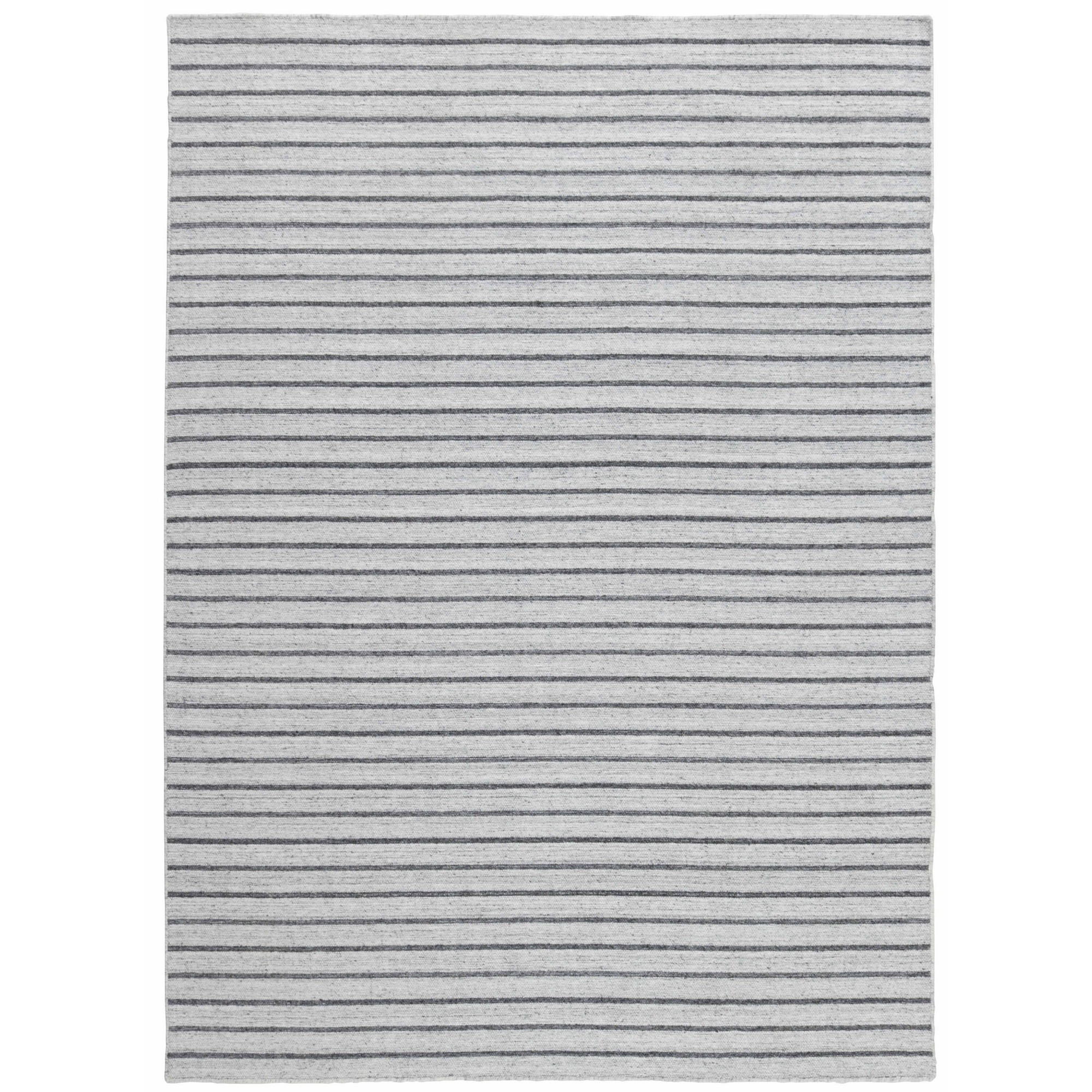 Nouveau Stripes Chp1601 Modern Rug In Silver Dark Grey